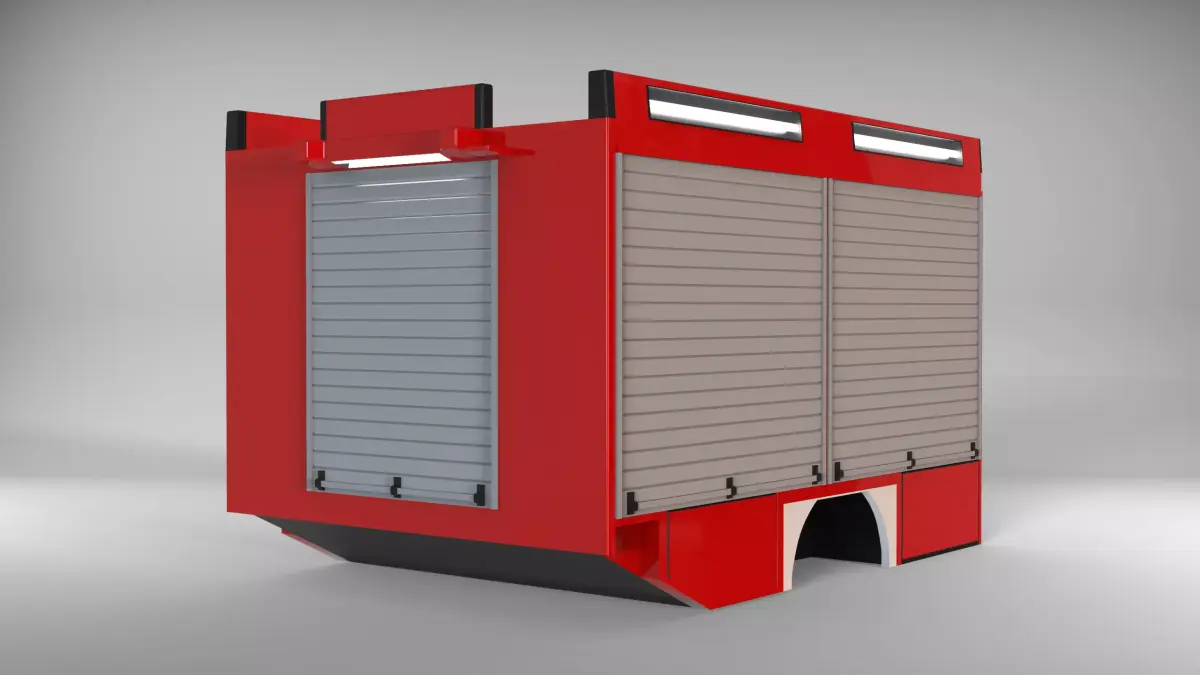German Back Construction LF16 Free 3D model