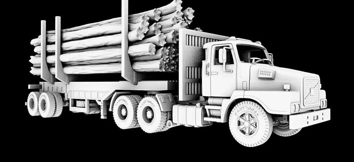 Brazilian classic truck 3D print model