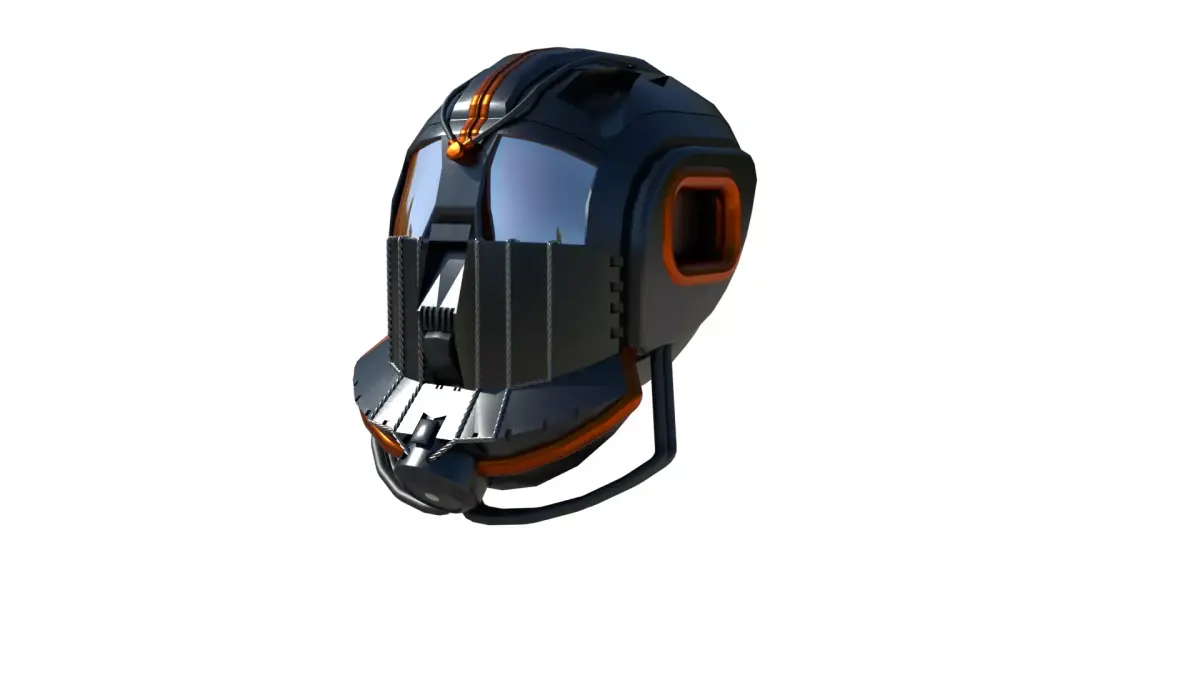 hard surface mask   Low-poly 3D model