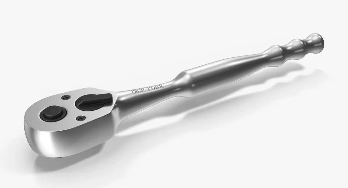 Standard Handle Quick Release Ratchet BPRTR936 Low-poly 3D model