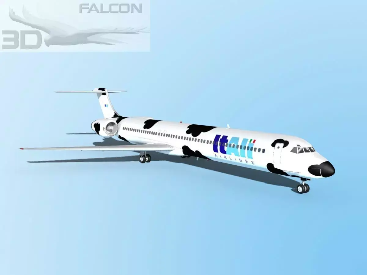 Falcon3D MD-80  Itali 1 3D model