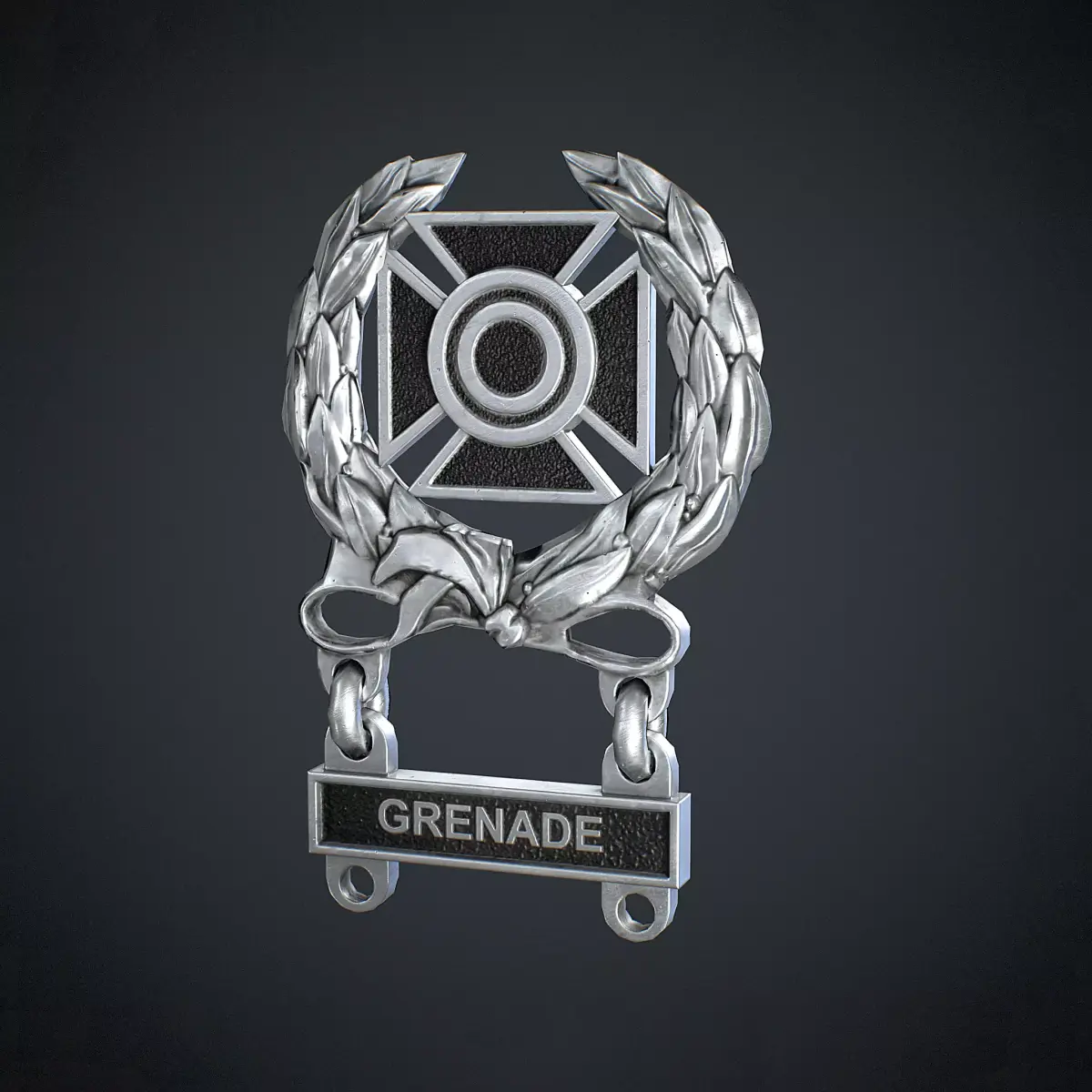 Marksmanship Expert Badge Low-poly 3D model