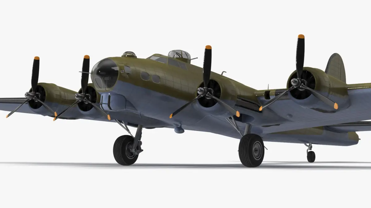 Boeing B-17 Bomber 3D model