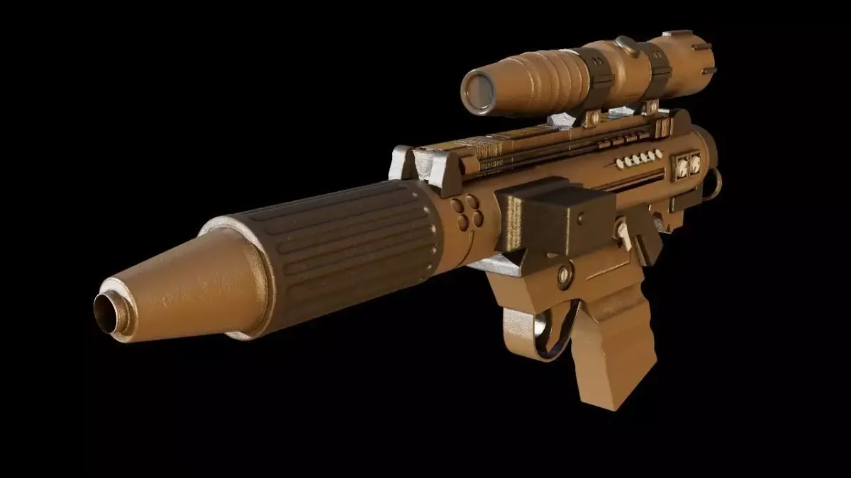 Star Wars Blaster Low-poly 3D model purchase