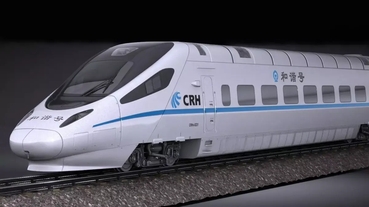 CRH5 Speed Train 3D model