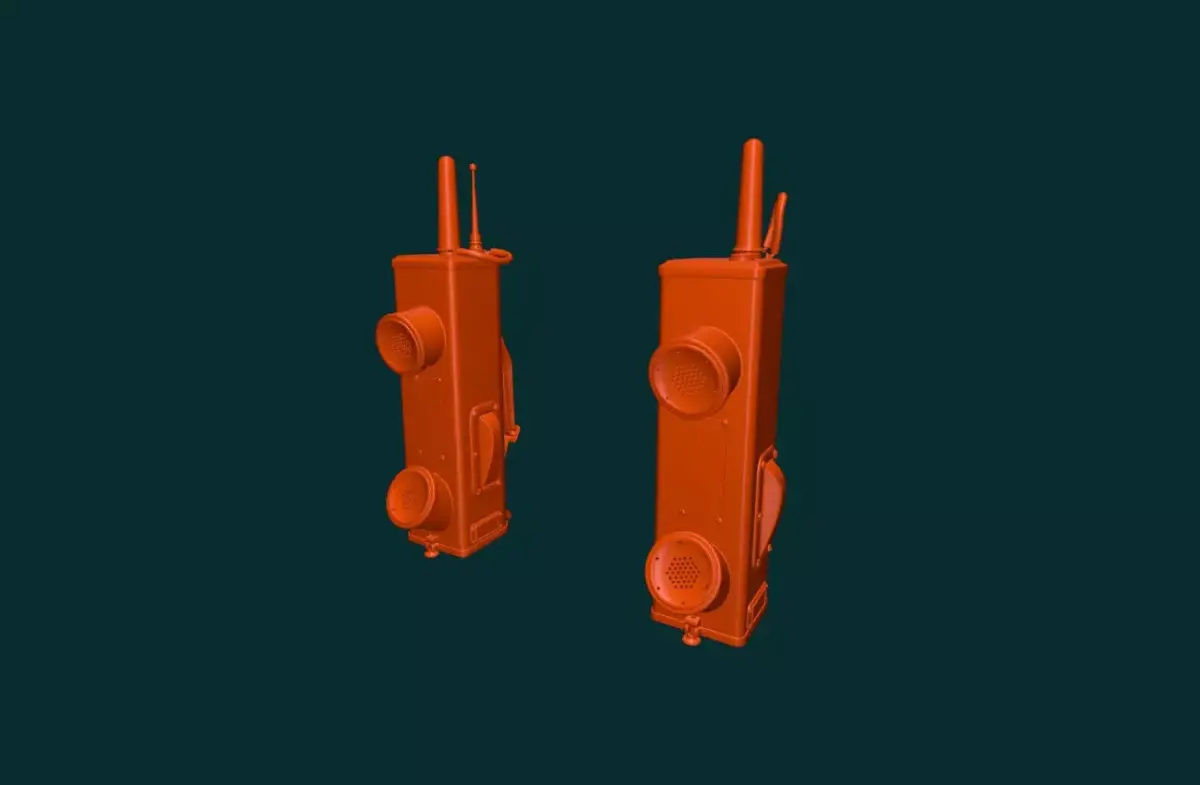 SCR-536 radio transceiver 3D print model