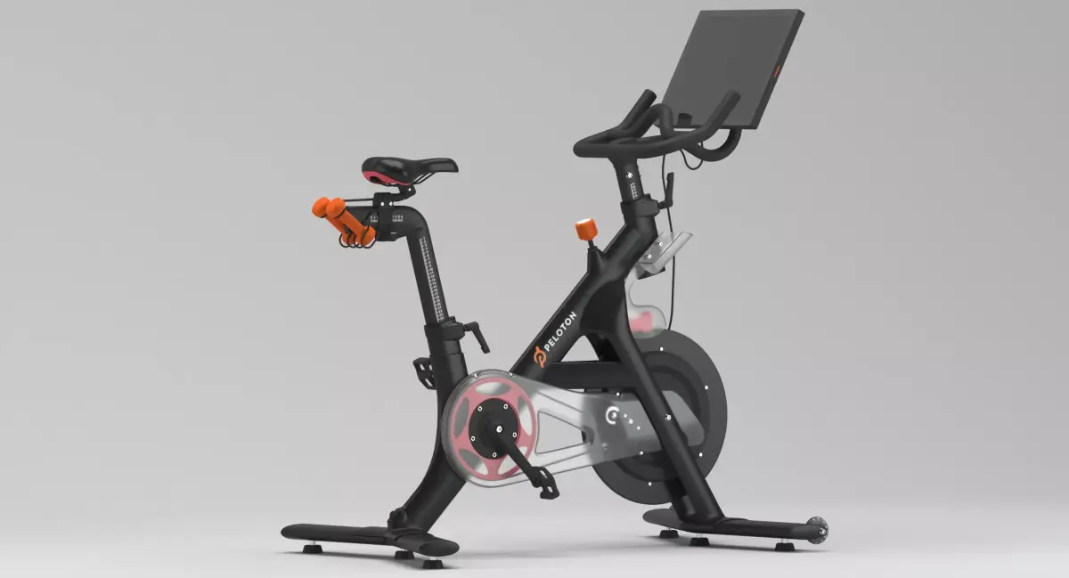 Peloton Bike Gym 3D model
