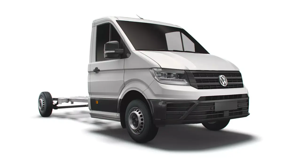 VW Crafter CR35 Long Flat frame chassis 2021 3D model