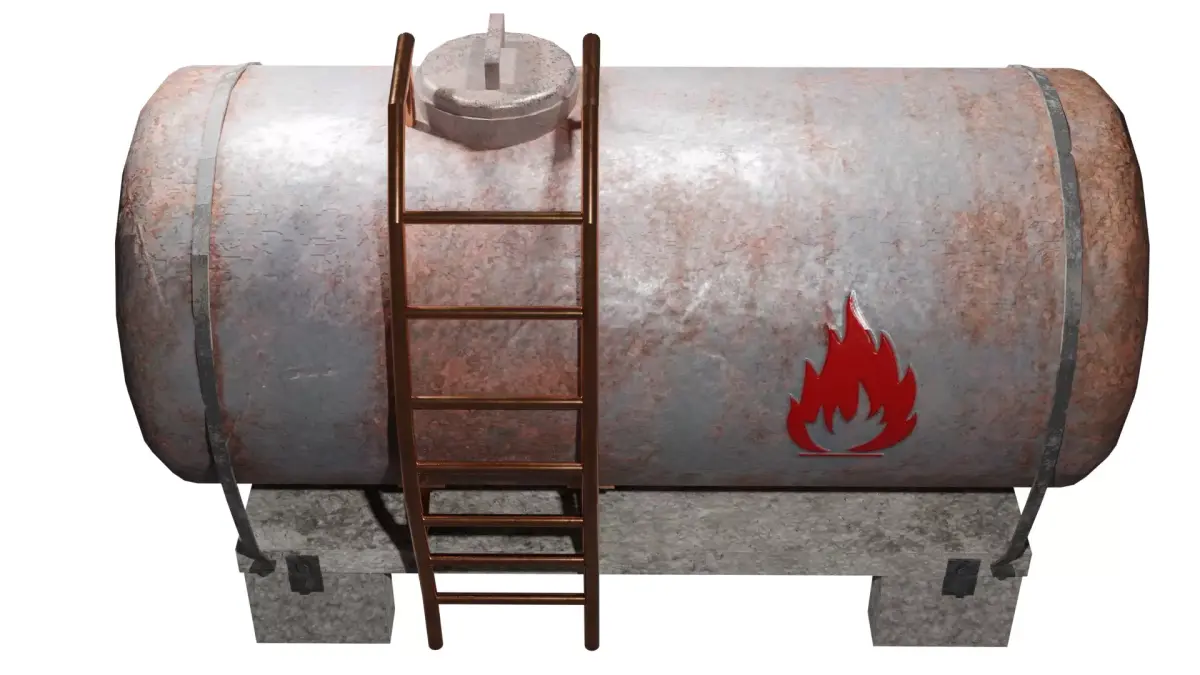  Oil Tanker  Game Ready - Low Poly PBR 3D Model Low-poly 3D model