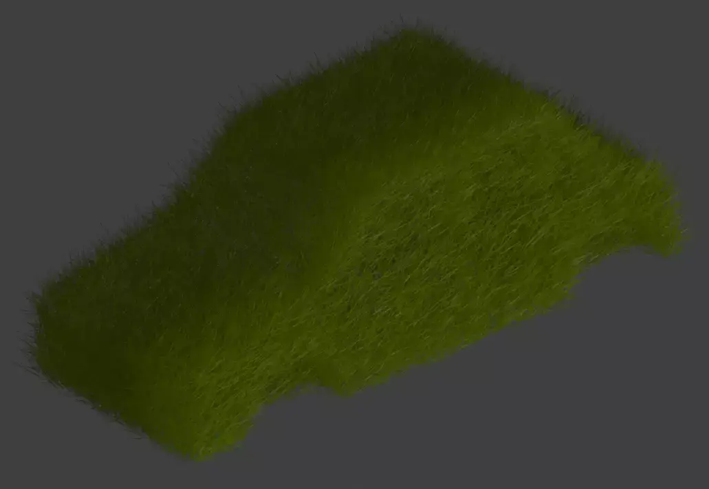 Overgrown Grass Covered Car 3D Model Free 3D model