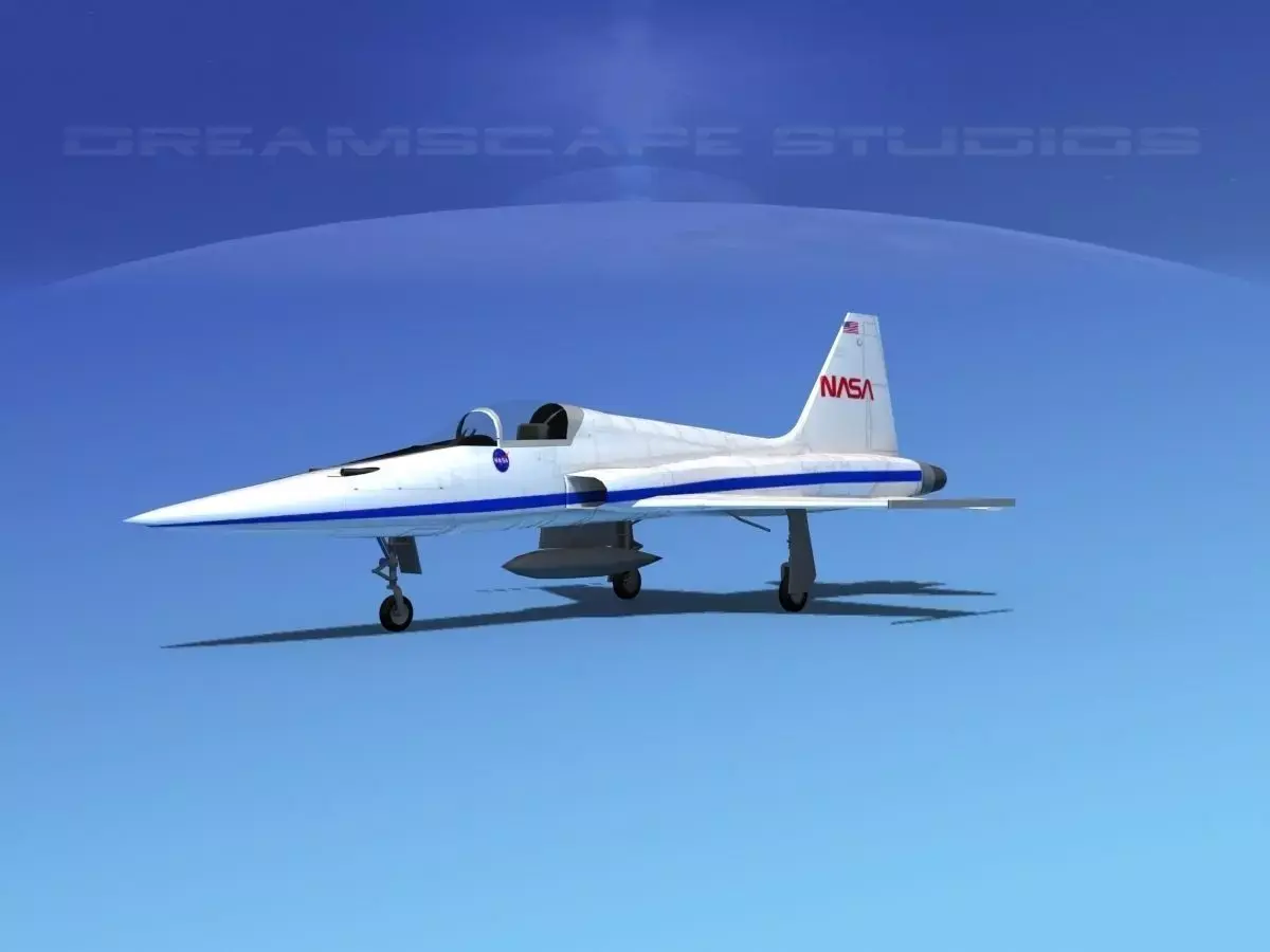 Northrop F-5E Tiger NASA 3D model