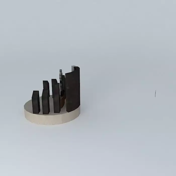 Juarez Monument 3D model