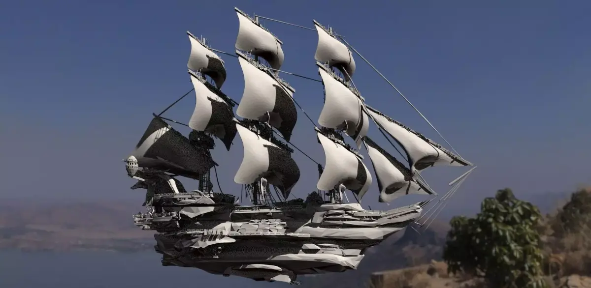 Frigate Ship 3D model purchase