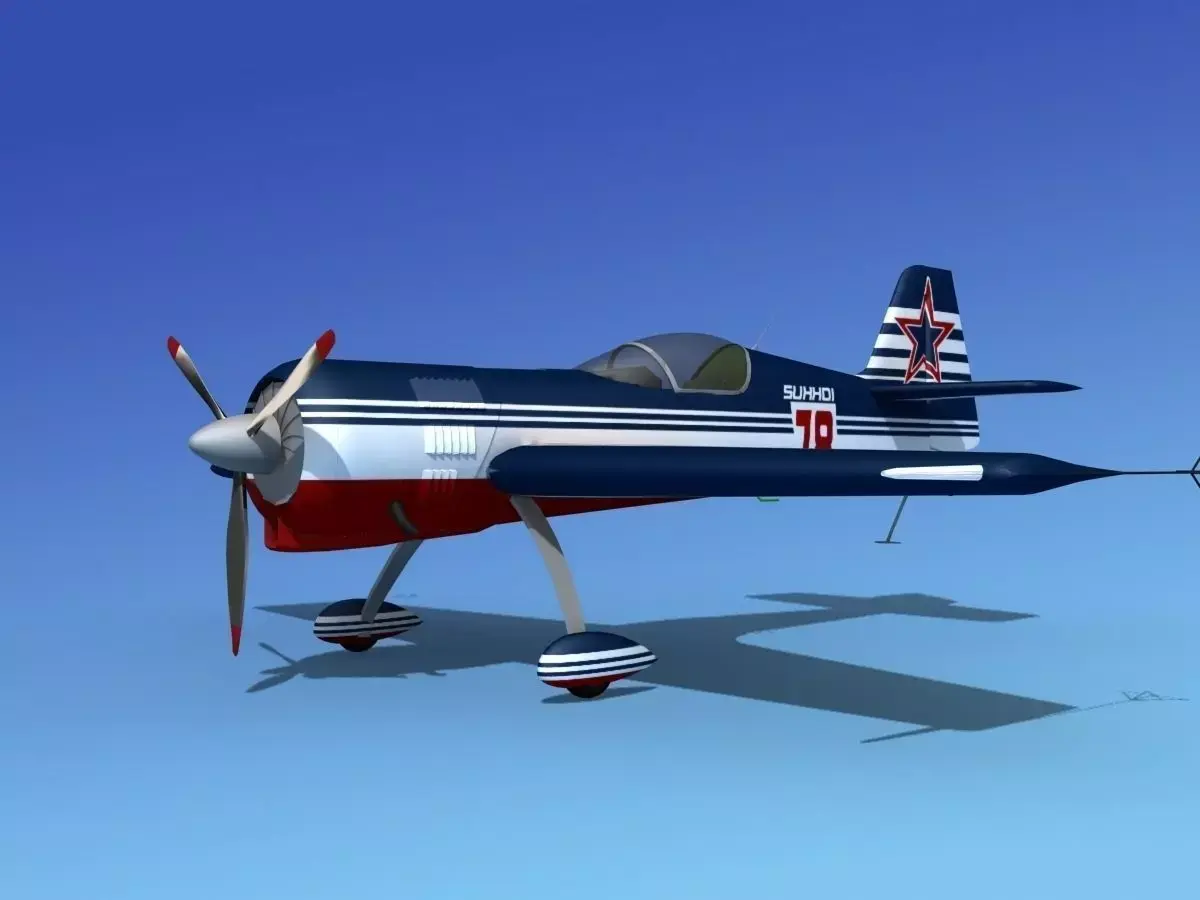 Sukhoi SU-26 Aerobat V02 3D model