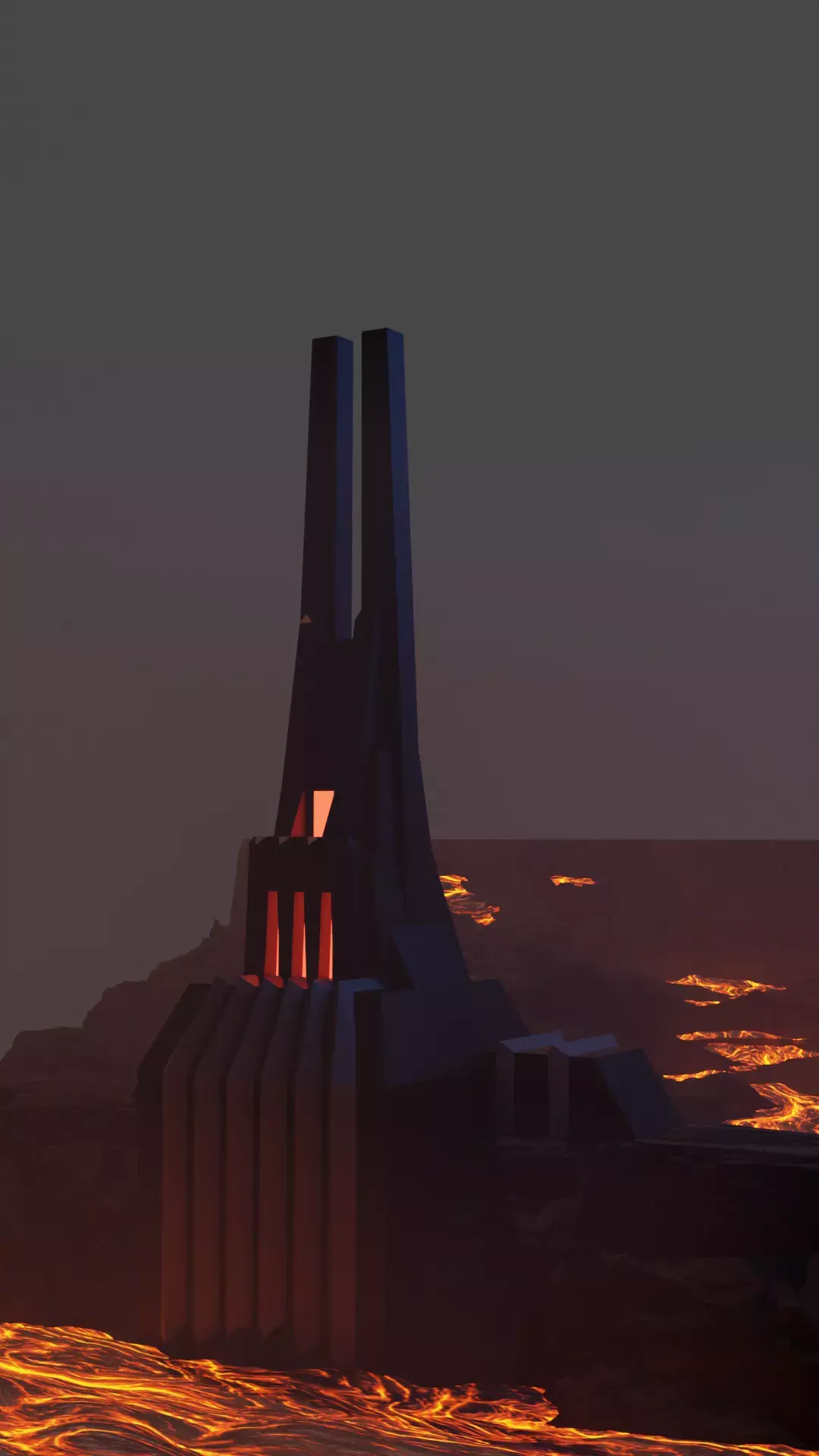 Lord Vader Castle Free low-poly 3D model