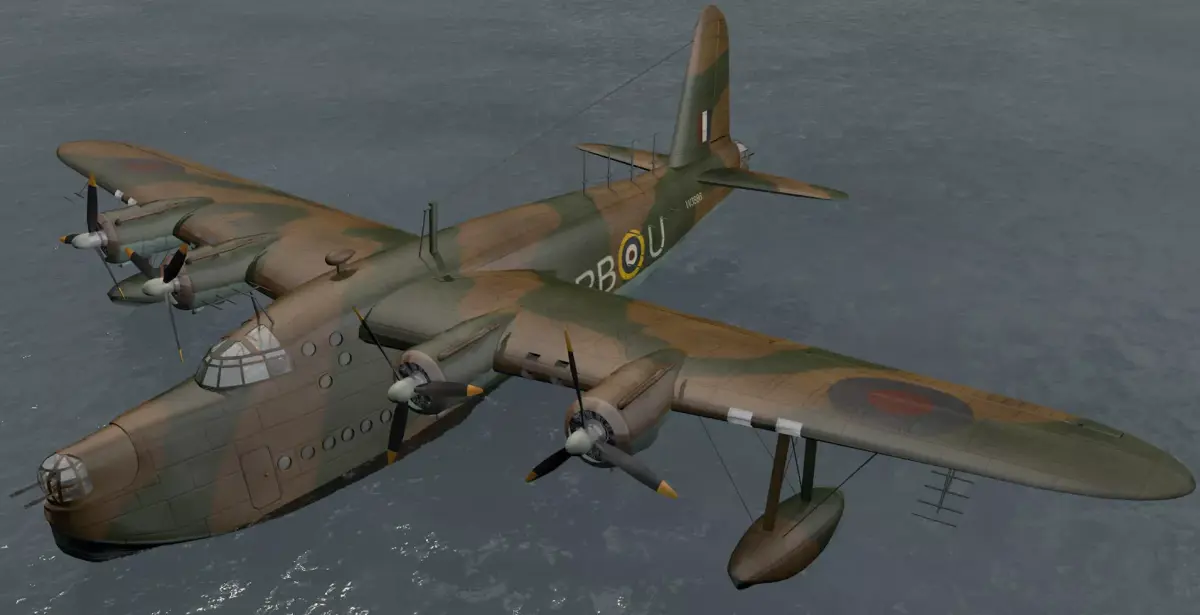 Short Sunderland Mk-2 3D model