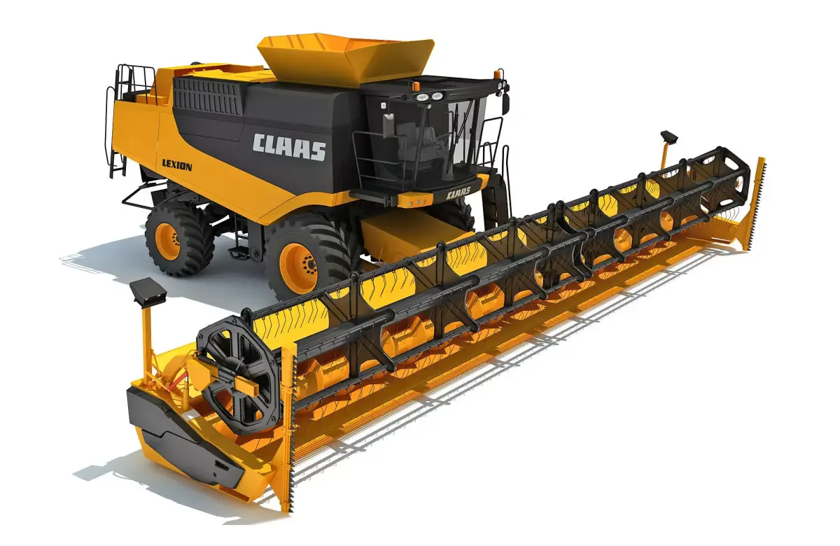 Claas Lexion Combine Harvester 3D model