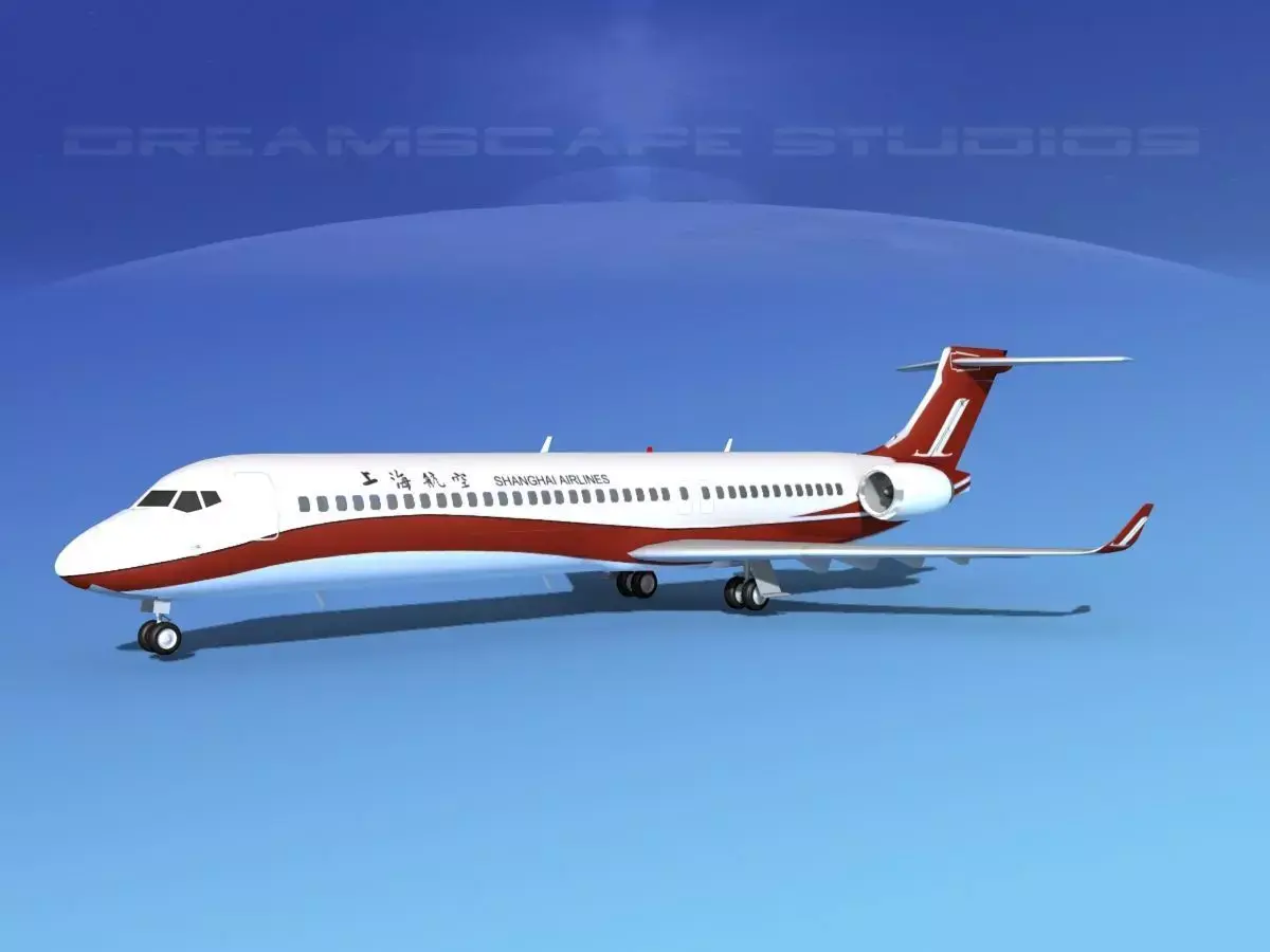 Comac ARJ21-900 Shanghai  3D model