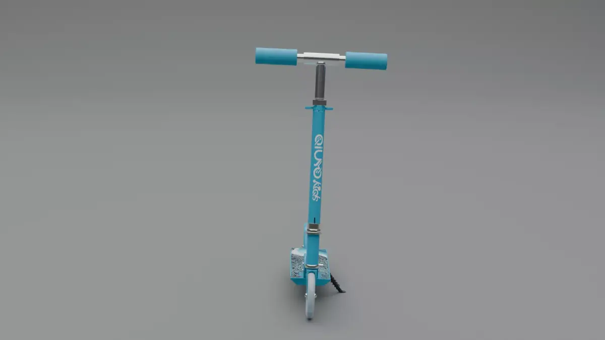 Electric scooter Low-poly 3D model shop