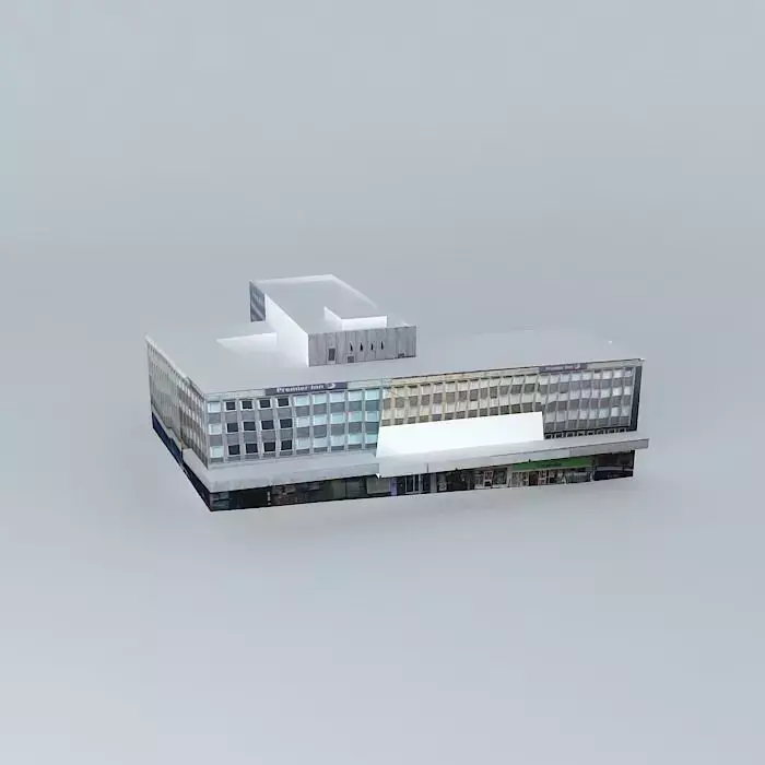 Premier Inn hotel  Free 3D model