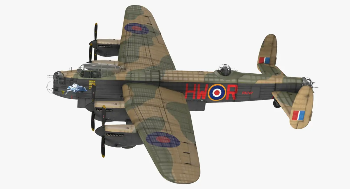 British Heavy Bomber Avro Lancaster WWII 