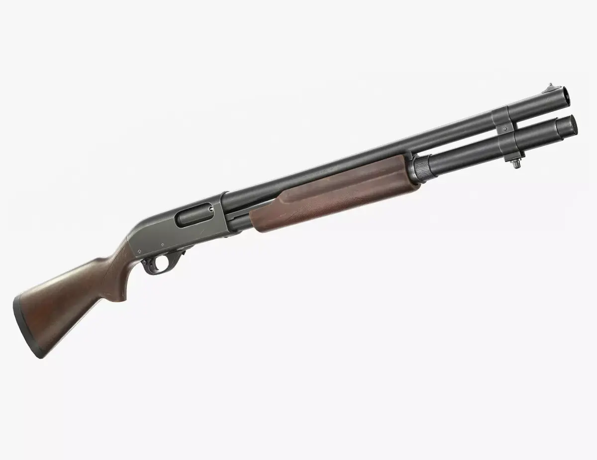 Remington 870 Shotgun Low-poly 3D model buy