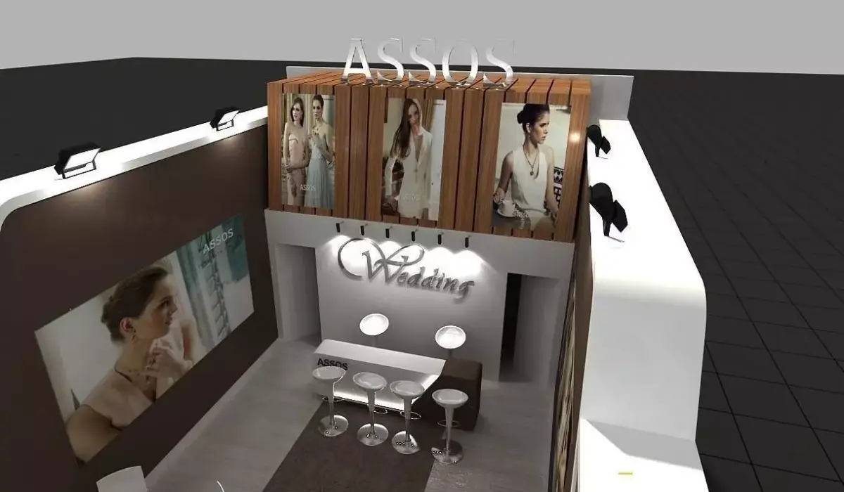 Diamon Exhibition Stand 3D model
