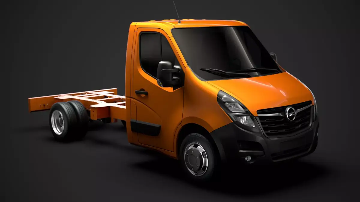 Opel Movano SingleCab DW E20 Chassis 2020 3D model