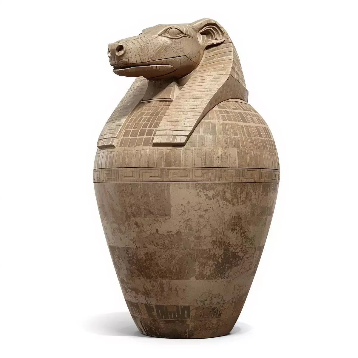 Ancient Egyptian Canopic Jar 3D Prop Analysis 3D model buy
