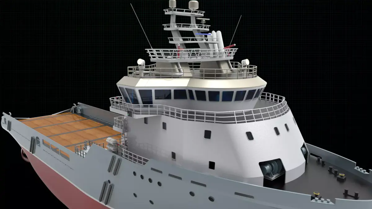 AHTS Ship 3D model