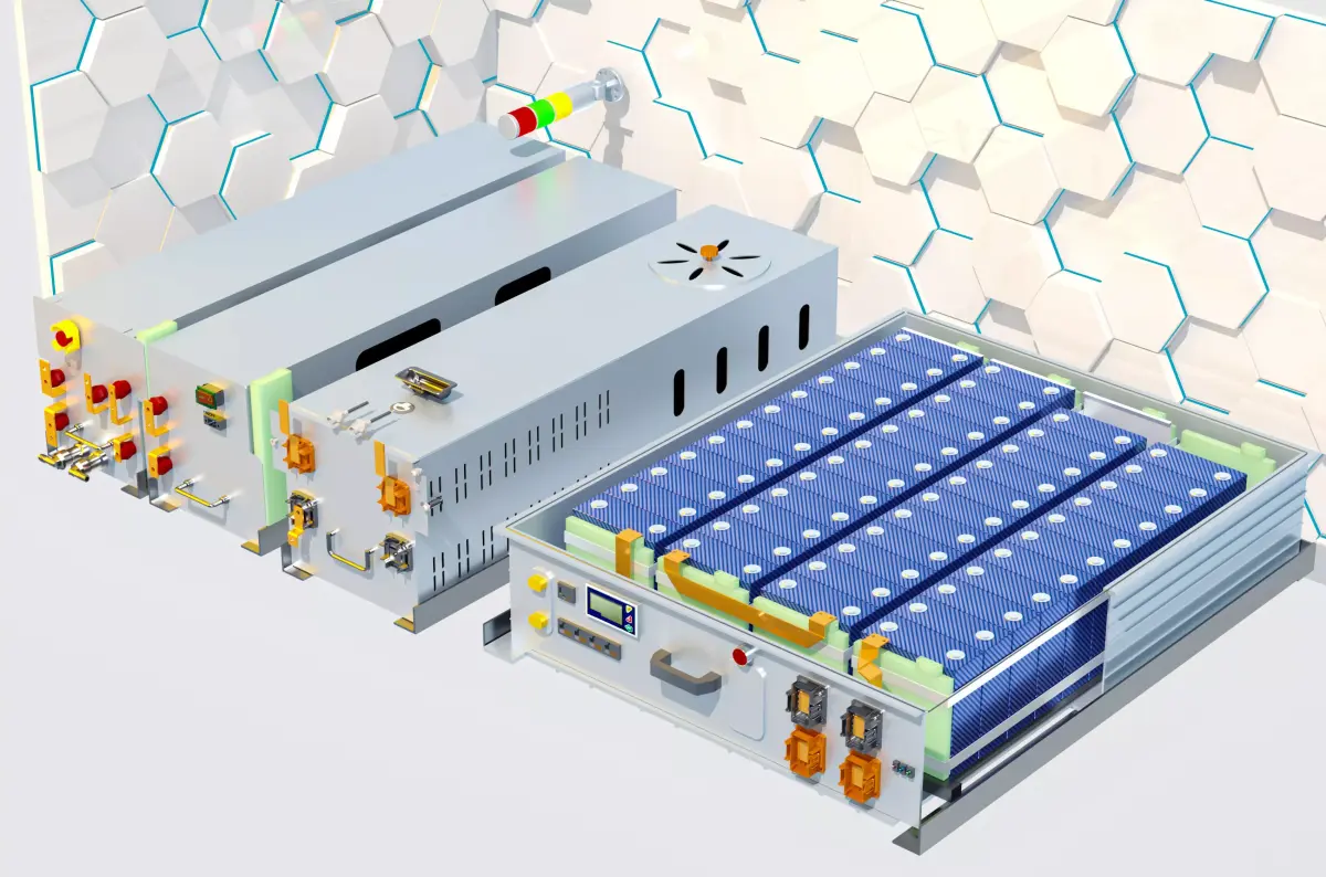 battery module 3D model