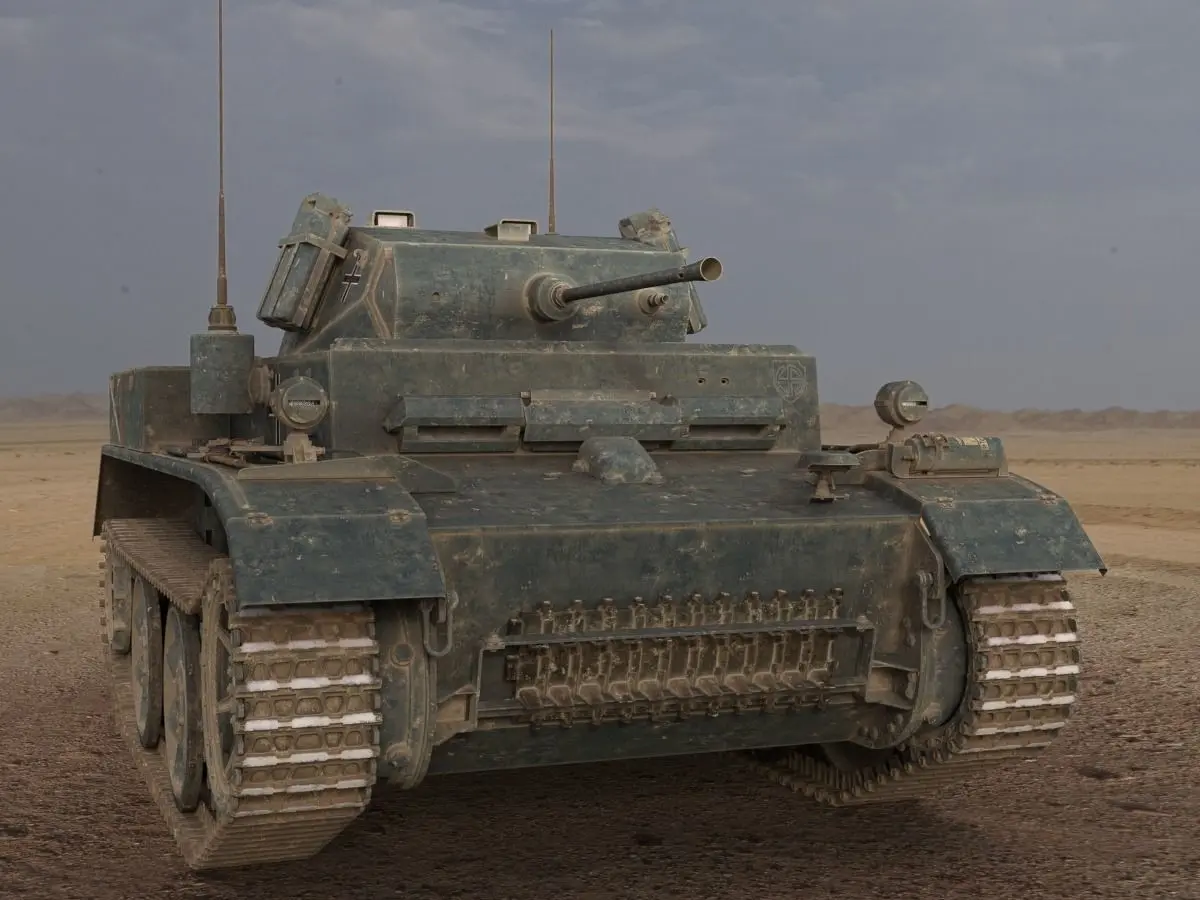 PzKpfw II Ausf L Luchs SdKfz123 3D model