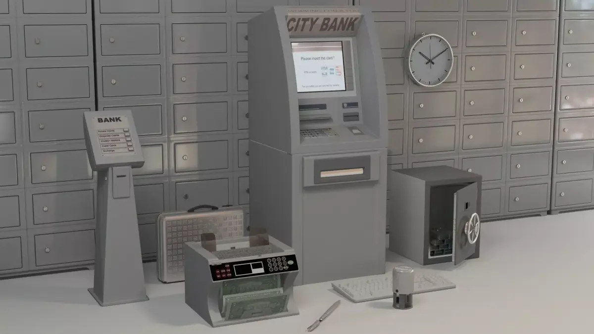 Bank Accessories 3D model