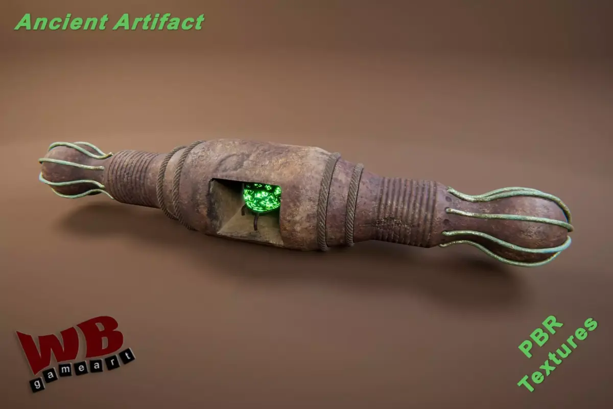Ancient Artifact Low-poly 3D model