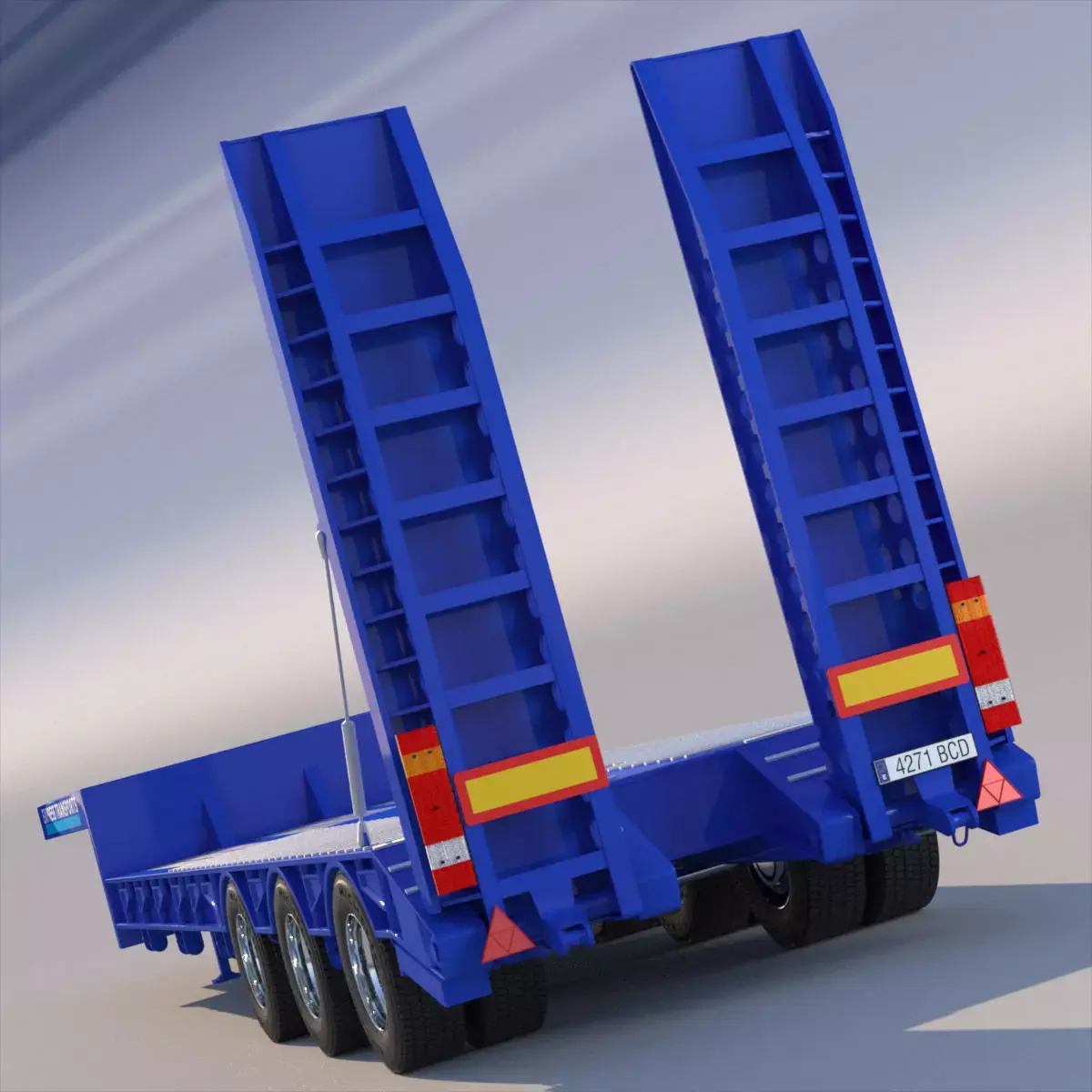 Gooseneck Trailer 3D model