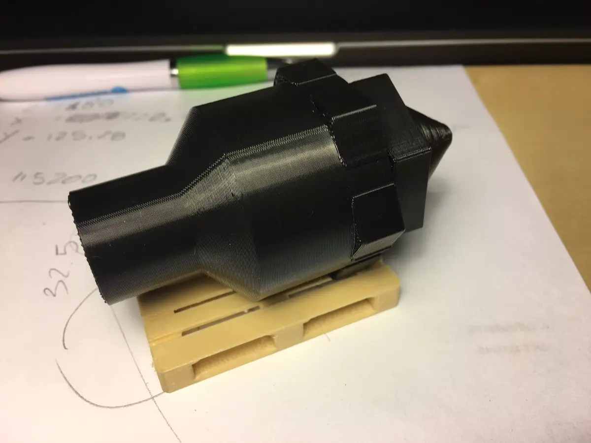 Nozzle plastic part 3D print model
