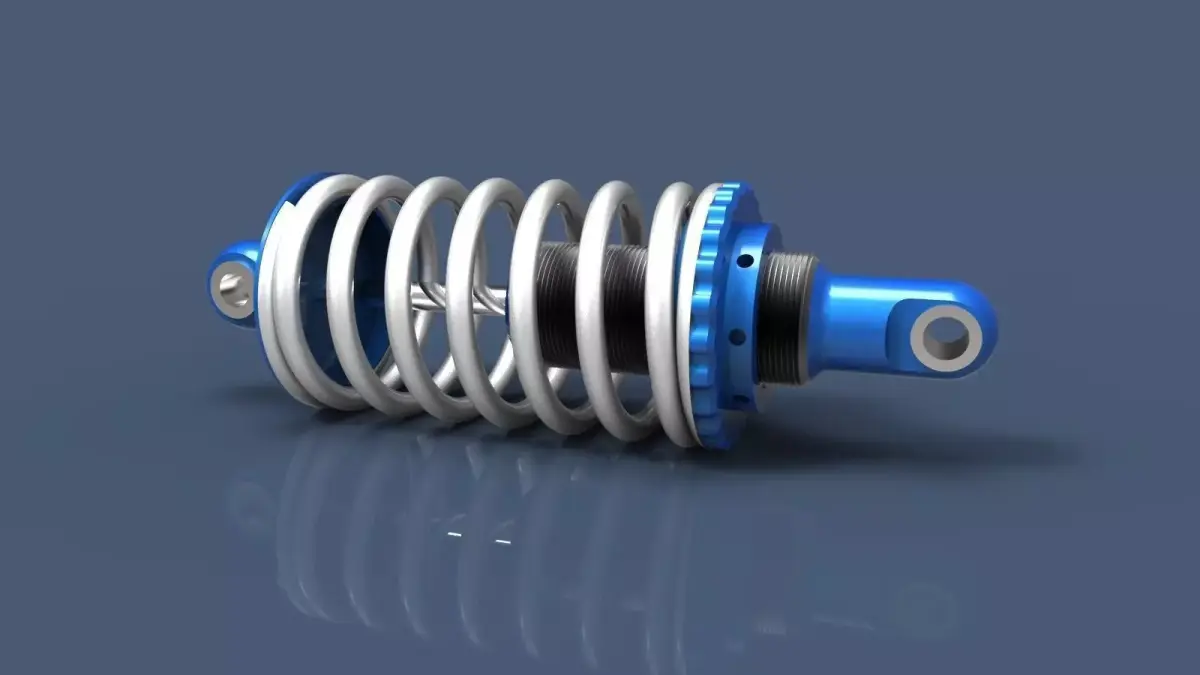 Suspensions suspension spring 3D model