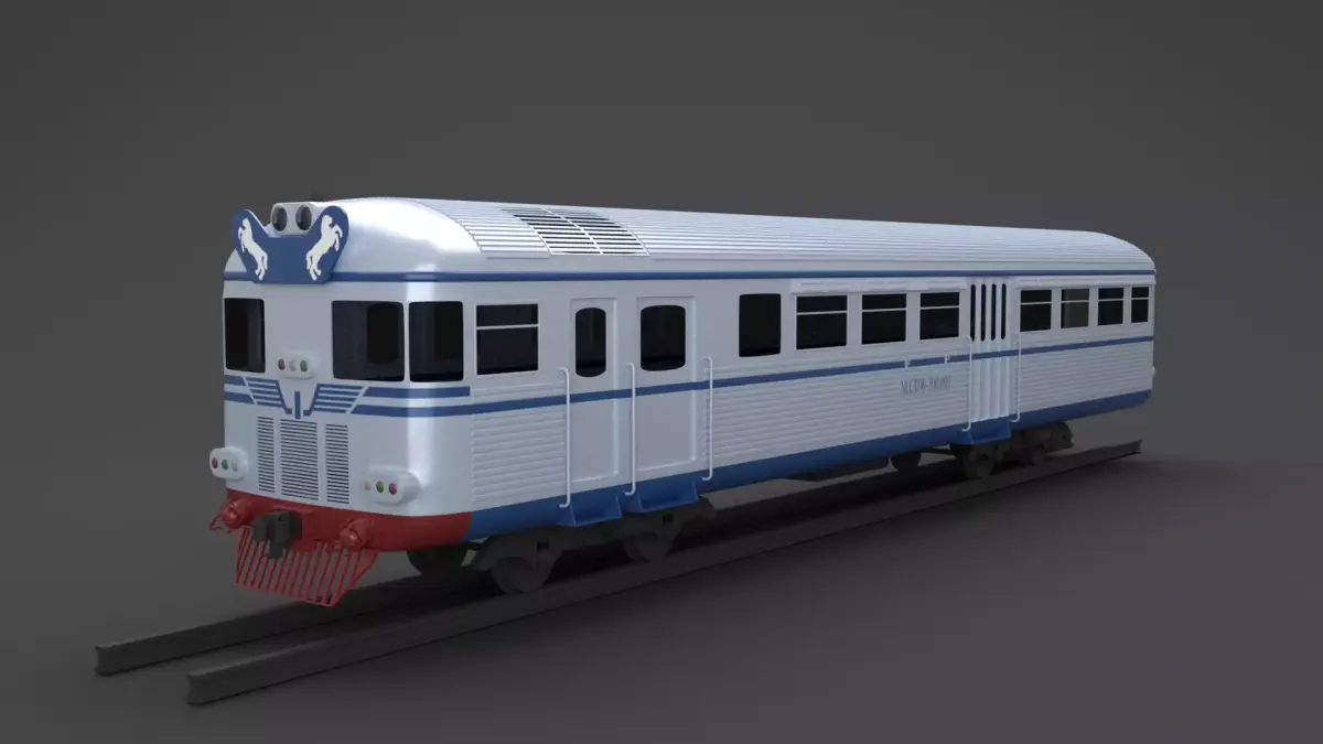 TRAIN KA KUDA PUTIH-MCDW 300 3D model
