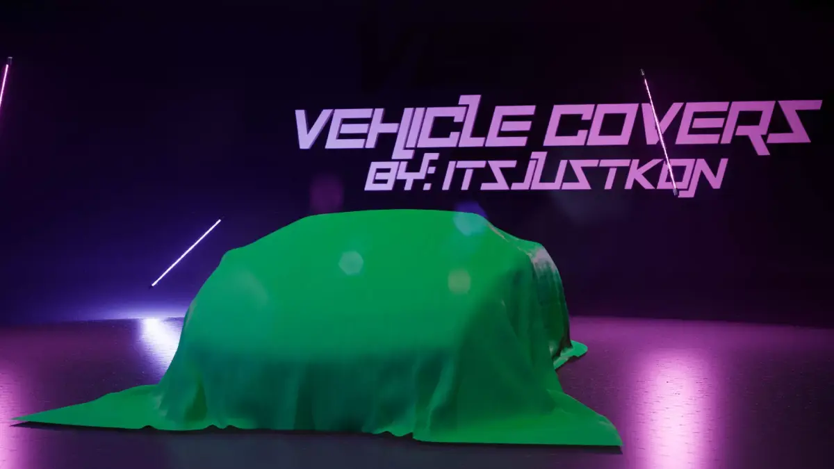 Vehicle Cover Pack - 130 Plus Meshes 3D model