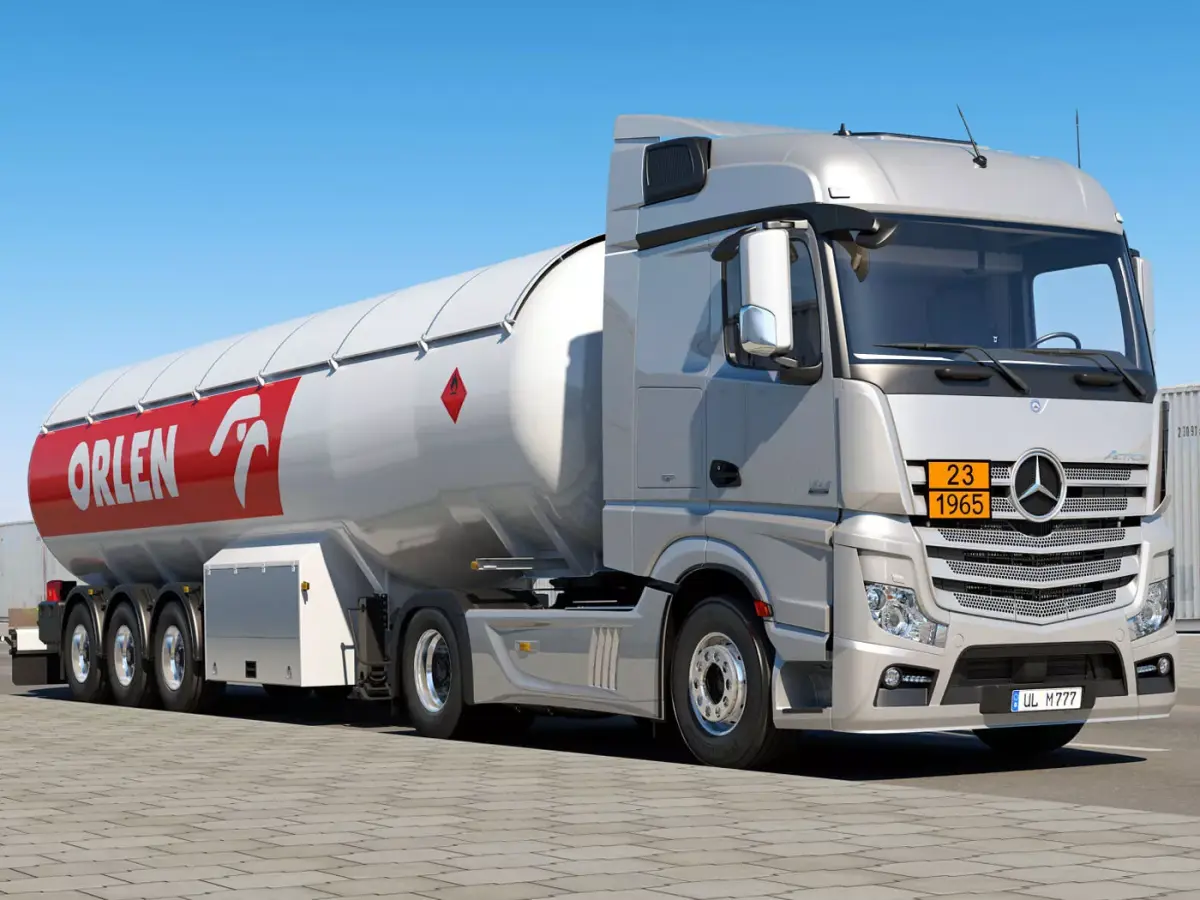 Mercedes Actros Gas Tank 3D model