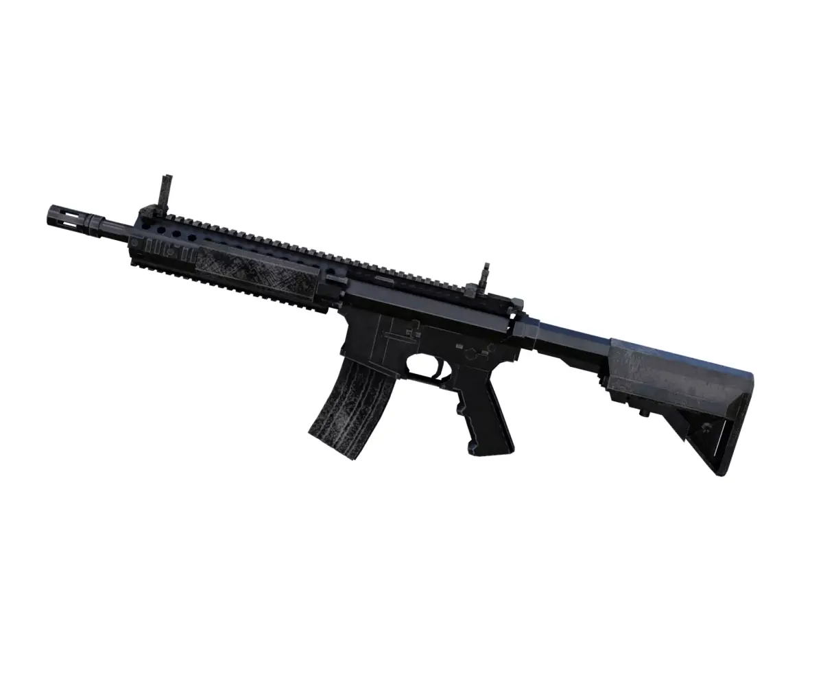 M4A1 Carbine Low-poly 3D model get