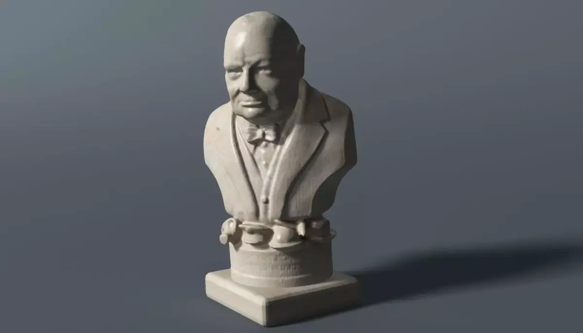 Churchill Bust 3D model