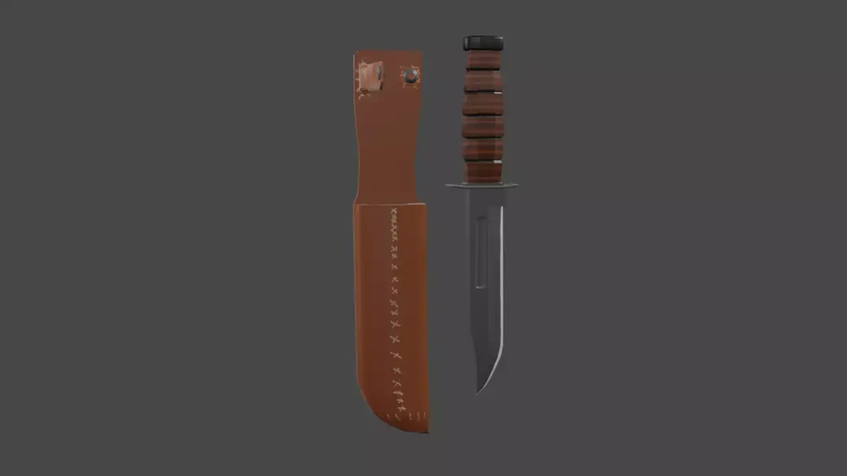 Kabar Free 3D model