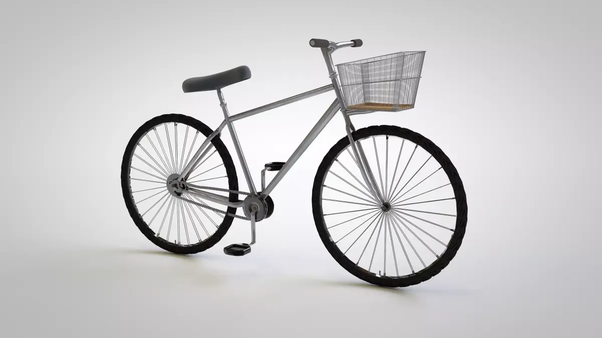 Mountain Bicycle Model in Cinema 4D with Texture Free 3D model