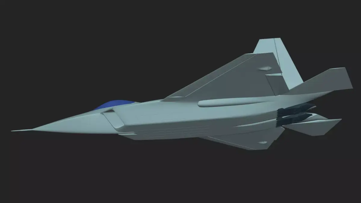 yf-22 3D print model