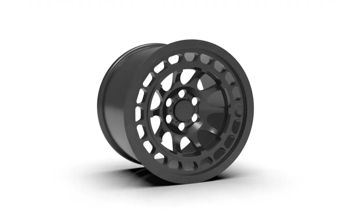 black rhino wheel rim 3D print model