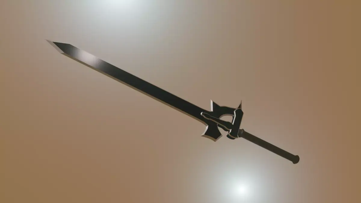 The Elucidator - Sword Art Online Free 3D model
