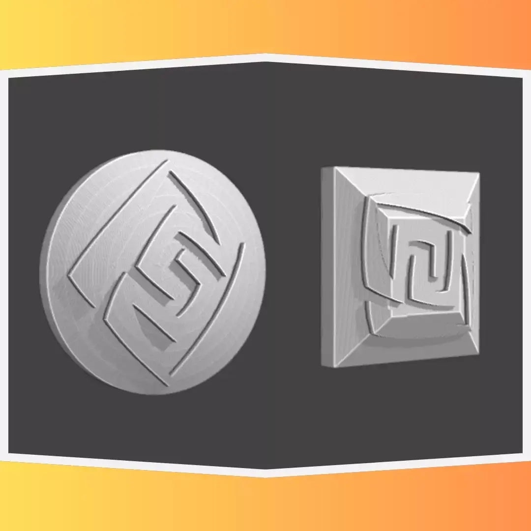 Geo element - Vision rune 3D print model