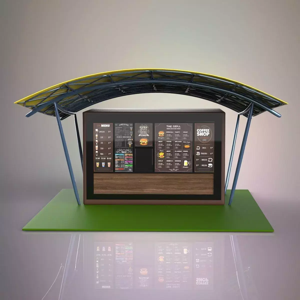 Coffee shop 3D model purchase
