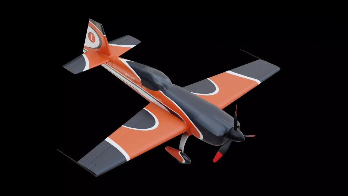 Extra 330SC Aerobatic Aircraft Low-poly 3D model